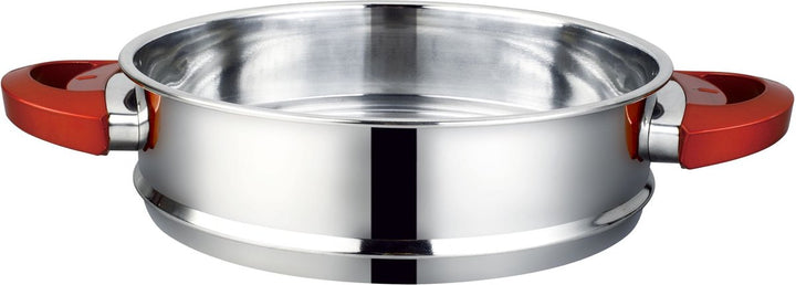 Royal Swiss Snelkookpan / Couscous pan - 2 in 1 - 10 Liter - Ø 26 cm - RVS - Inductie