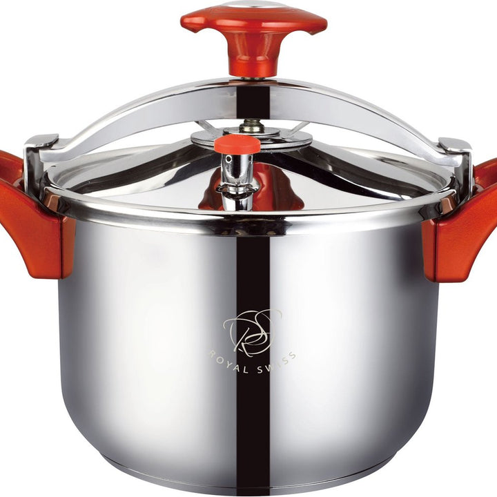 Royal Swiss Snelkookpan / Couscous pan - 2 in 1 - 10 Liter - Ø 26 cm - RVS - Inductie