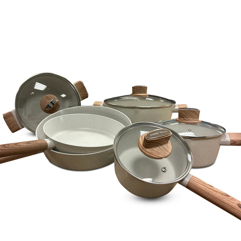Royal Swiss - Forged Luxe Pannenset 10-delig Beige