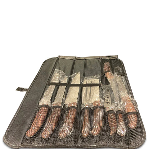 Royal Swiss - 9-delige Messenset in Handige Rol