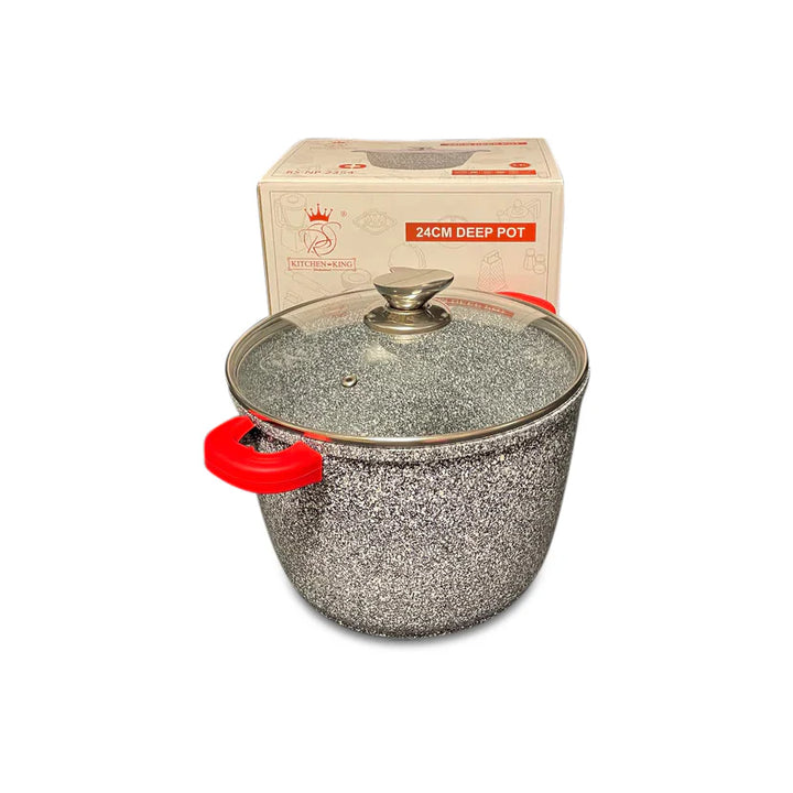 Royal Swiss - Kookpot met stenen coating 24 cm