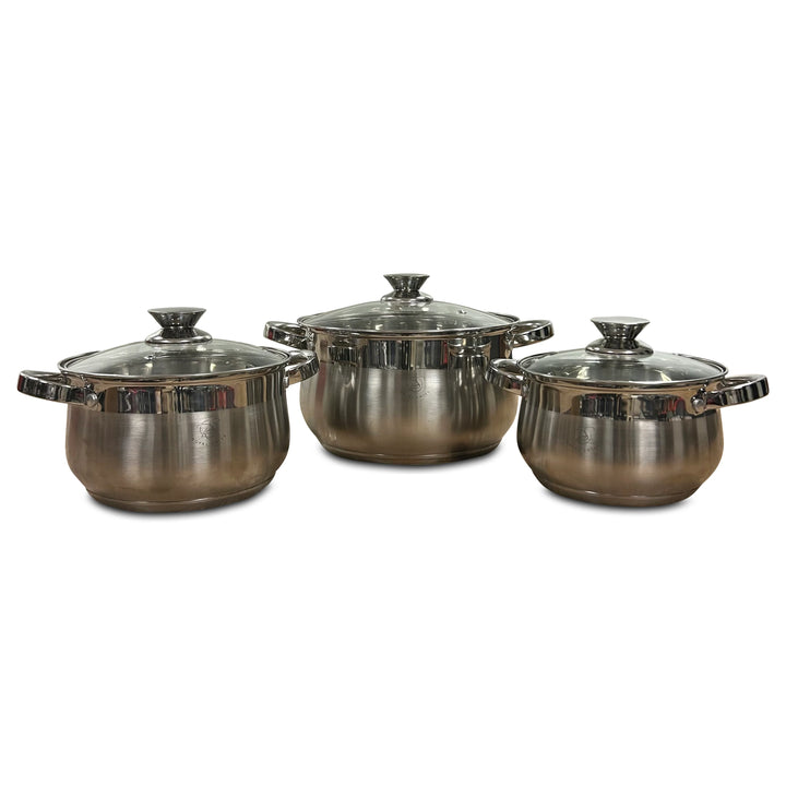 Royal Swiss - Pannenset 6-delig - RVS