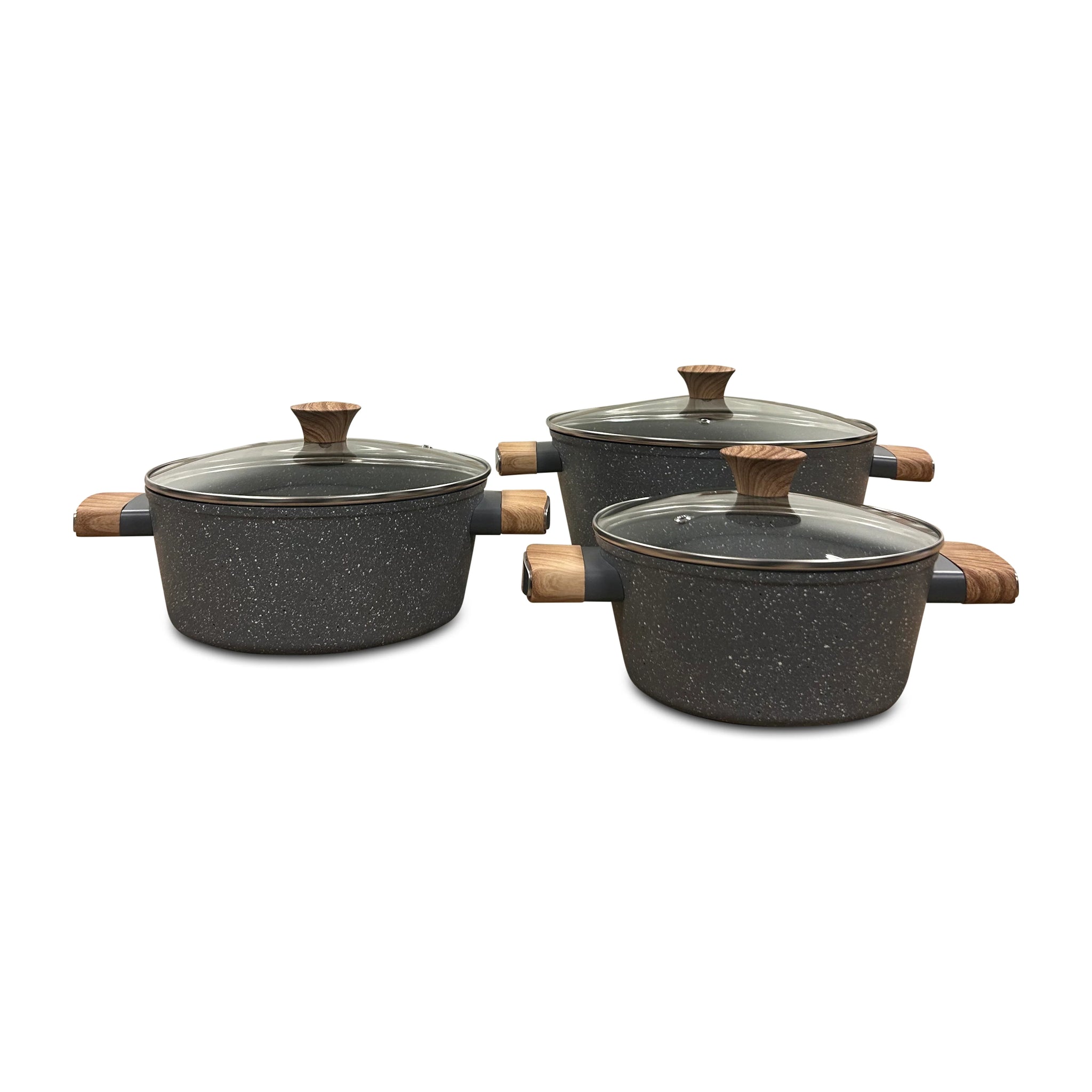 Pannenset marmeren coating 14-delig creme beige Royalty Line | PFAS vrij - Kookwinkel Kitchen&More Pannenset marmeren coating 14-delig creme beige Royalty Line | PFAS vrij - Kookwinkel Kitchen&More