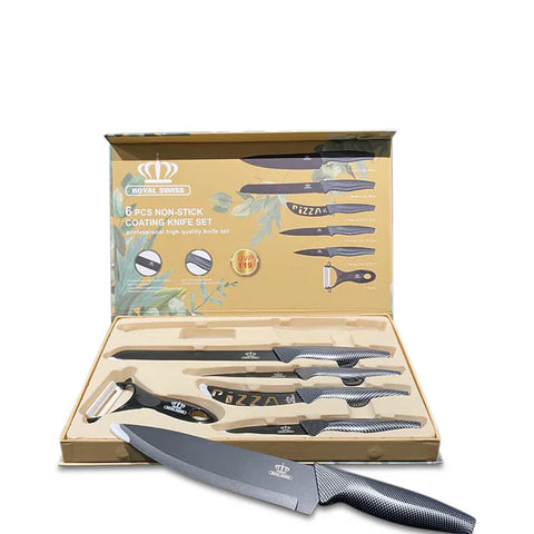 Royal Swiss - 6-delige Messenset & Dunschiller