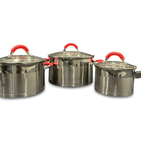 Royal Swiss - Pannenset 6-delig RVS