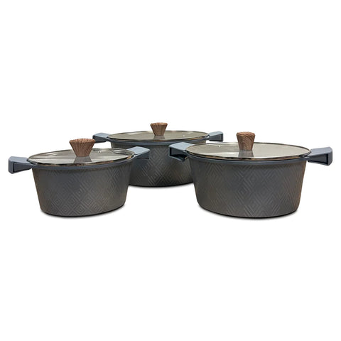 Royal Swiss - Braadpannenset 6-delig Blauw